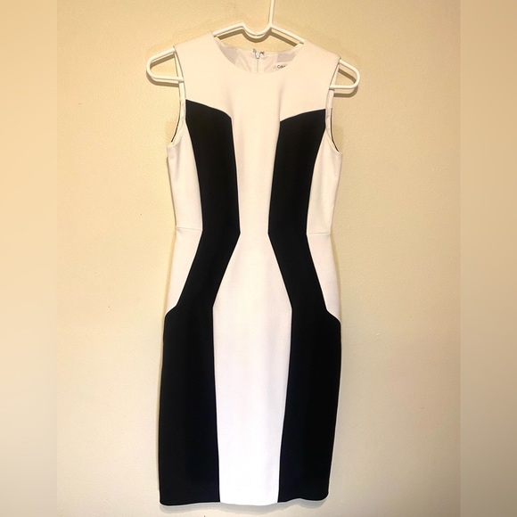 Calvin Klein Dresses & Skirts - CALVIN Klein color block midi size 2